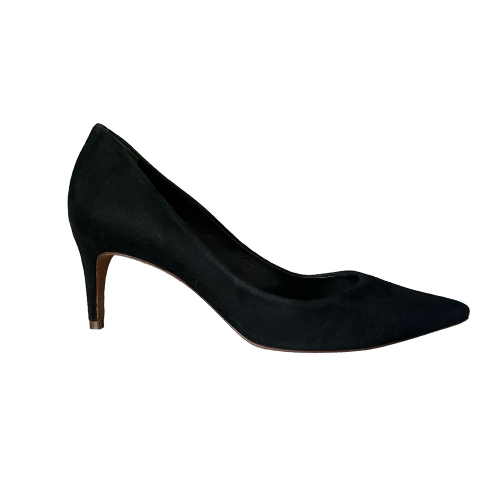 TORY BURCH Classic Suede Pumps Black Size 7.5 - Picture 2 of 11